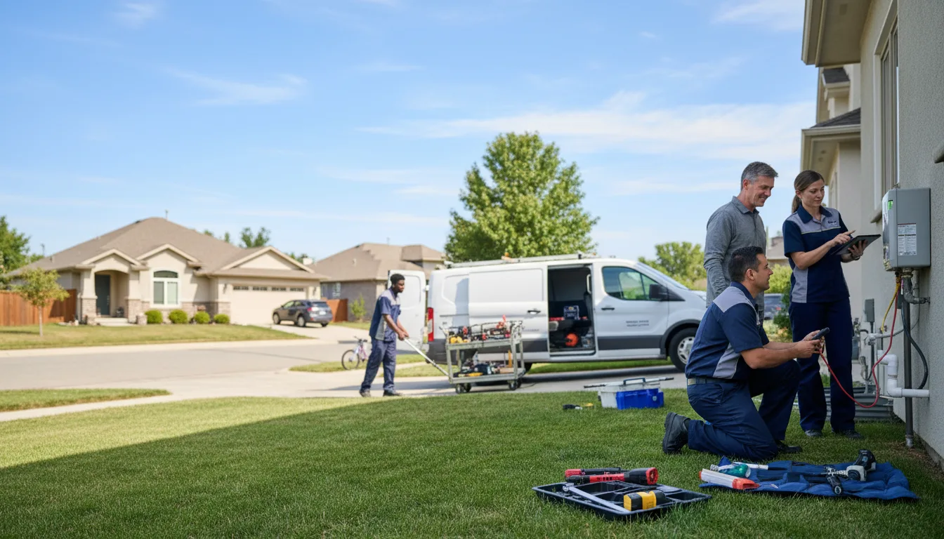 Tankless water heater service in Somerset, WI